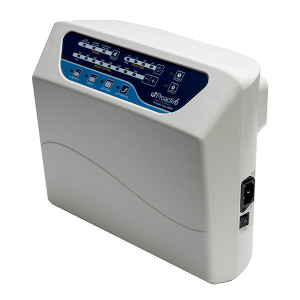 Protekt Aire 6000AB-Low Air Loss/Alternating Pressure Mattress System with Deluxe Digital Pump, "Raised Side  Air Bolsters" and Cell-On-Cell Support