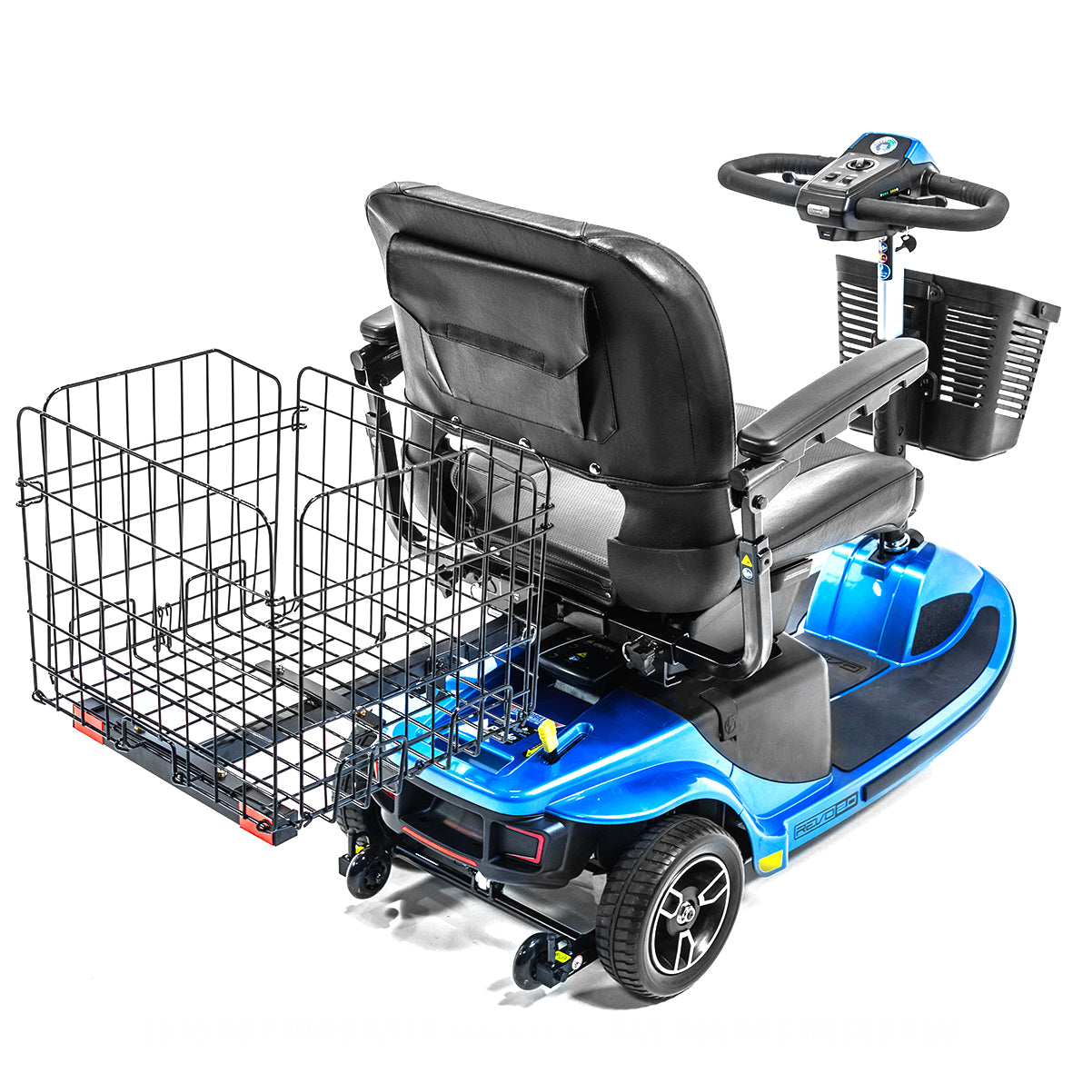 Challenger Mobility Folding Rear Basket for Mobility Scooters and Power Wheelchairs