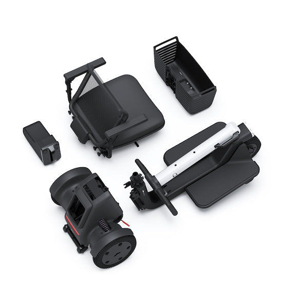 WHILL Model R Folding Lightweight Travel Mobility Scooter (in 3 or 4 Wheel)