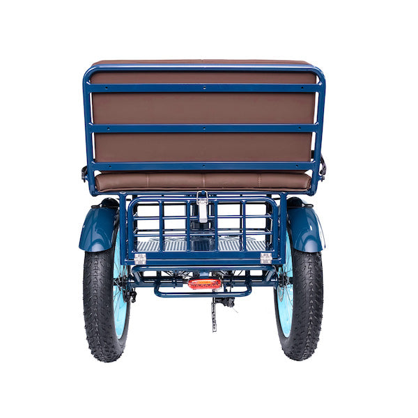 sixthreezero EVRYjourney Electric Tricycle Rickshaw 750W with Passenger Seat