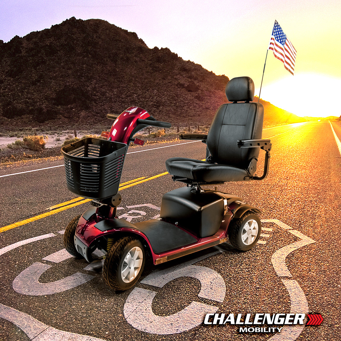 Challenger Mobility Scooter Safety Flag Assembly