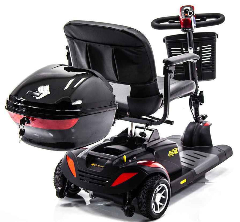 Compartiment de rangement arrière verrouillable Challenger Mobility pour scooters et fauteuils roulants électriques