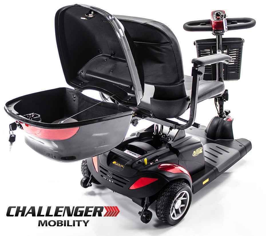 Open Box Return Challenger Mobility Rear Lockable Storage Compartment for Mobility Scooters and Power Wheelchairs