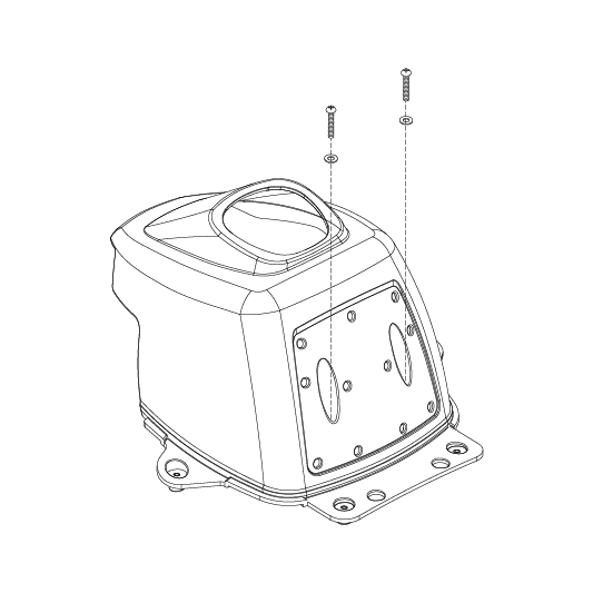 Pride - SHROUD ASSY FRONT WHEEL COVER CANDY APPLE RED 3 WHEEL