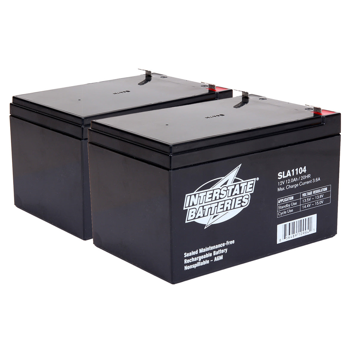 Batterie SLA1104 12 V 12 Ah (2 requises pour les scooters et les fauteuils roulants électriques)