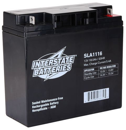 12V 18AH SLA Battery (Pair-2 Batteries)
