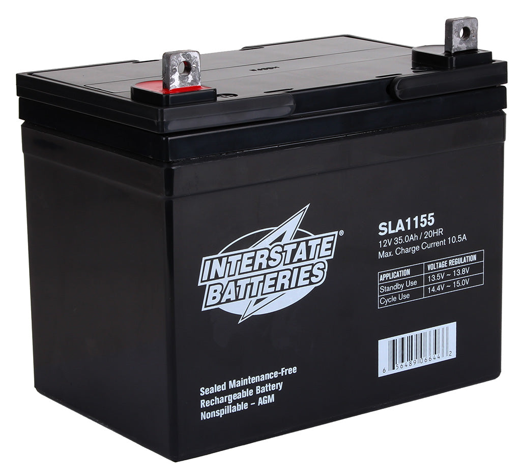 Batterie SLA Flag 12 V 35 Ah (2 requises pour les scooters et les fauteuils roulants électriques)