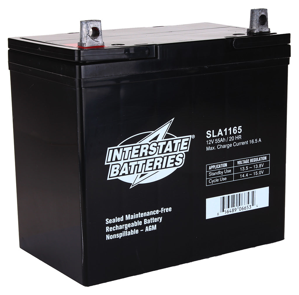 12V 55AH SLA Battery (Pair-2 Batteries)
