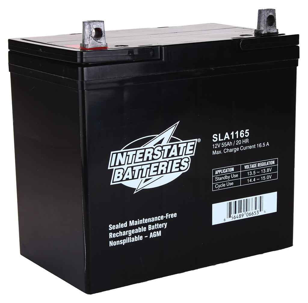 INTERSTATE BATTERIES-12V 75AH SLA Battery (Pair-2 Batteries)-SLA1185