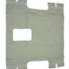 Standard Seat/Back Sling, Canvas, Heavy Duty 39"x39" w/ Commode (PAM-30143)