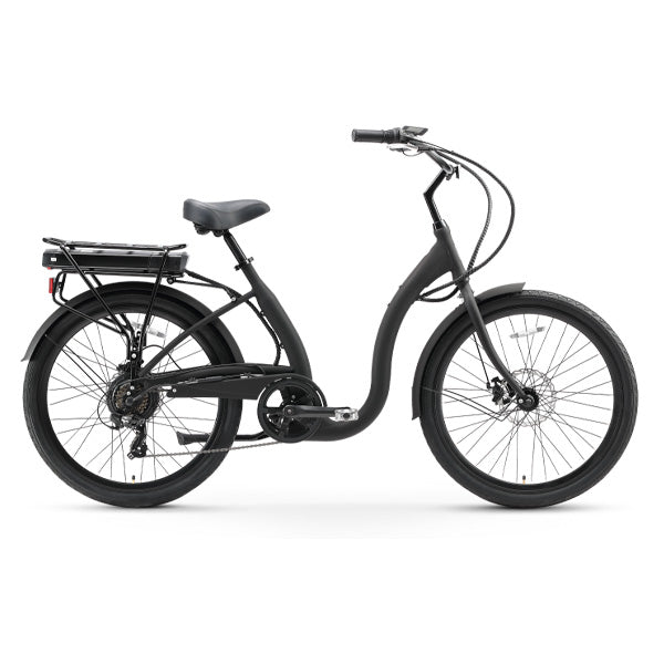 sixthreezero Simple Step-Thru Men's 7-Speed 500W Electric Bicycle