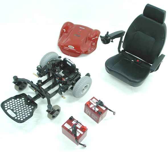 SHOPRIDER Streamer Sport Rear-Wheel Drive Power Wheelchair