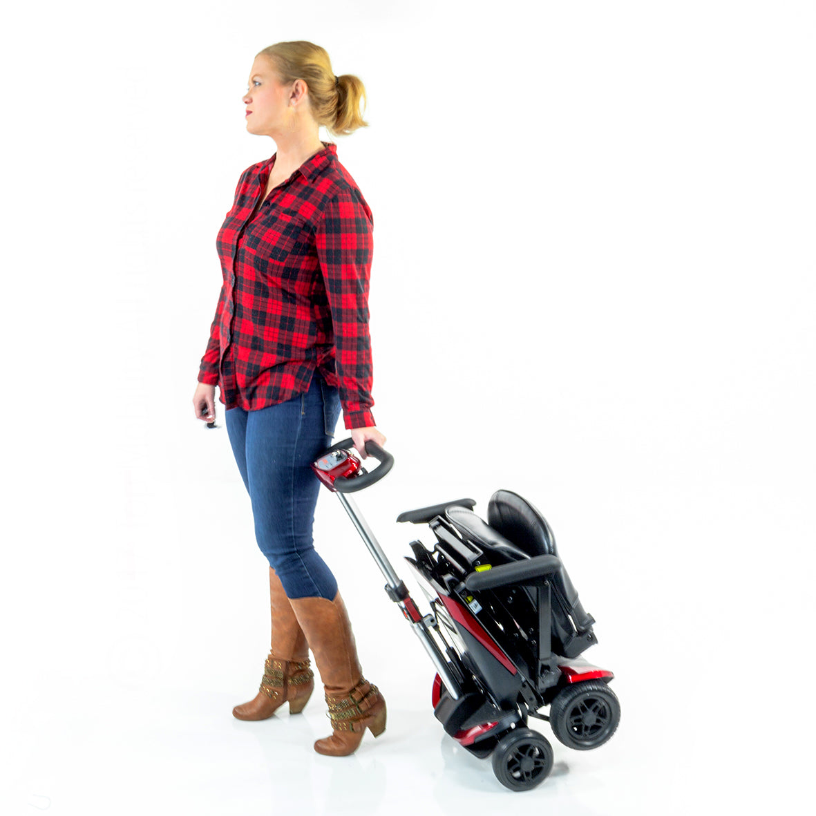 Scooter de voyage pliable automatique Enhance Mobility S3021 Transformer 2