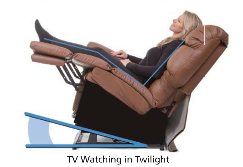 Sillón reclinable eléctrico Golden Cloud PR515 con MaxiComfort y Twilight