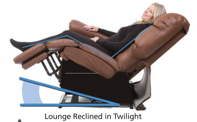 Sillón reclinable eléctrico Golden Cloud PR515 con MaxiComfort y Twilight