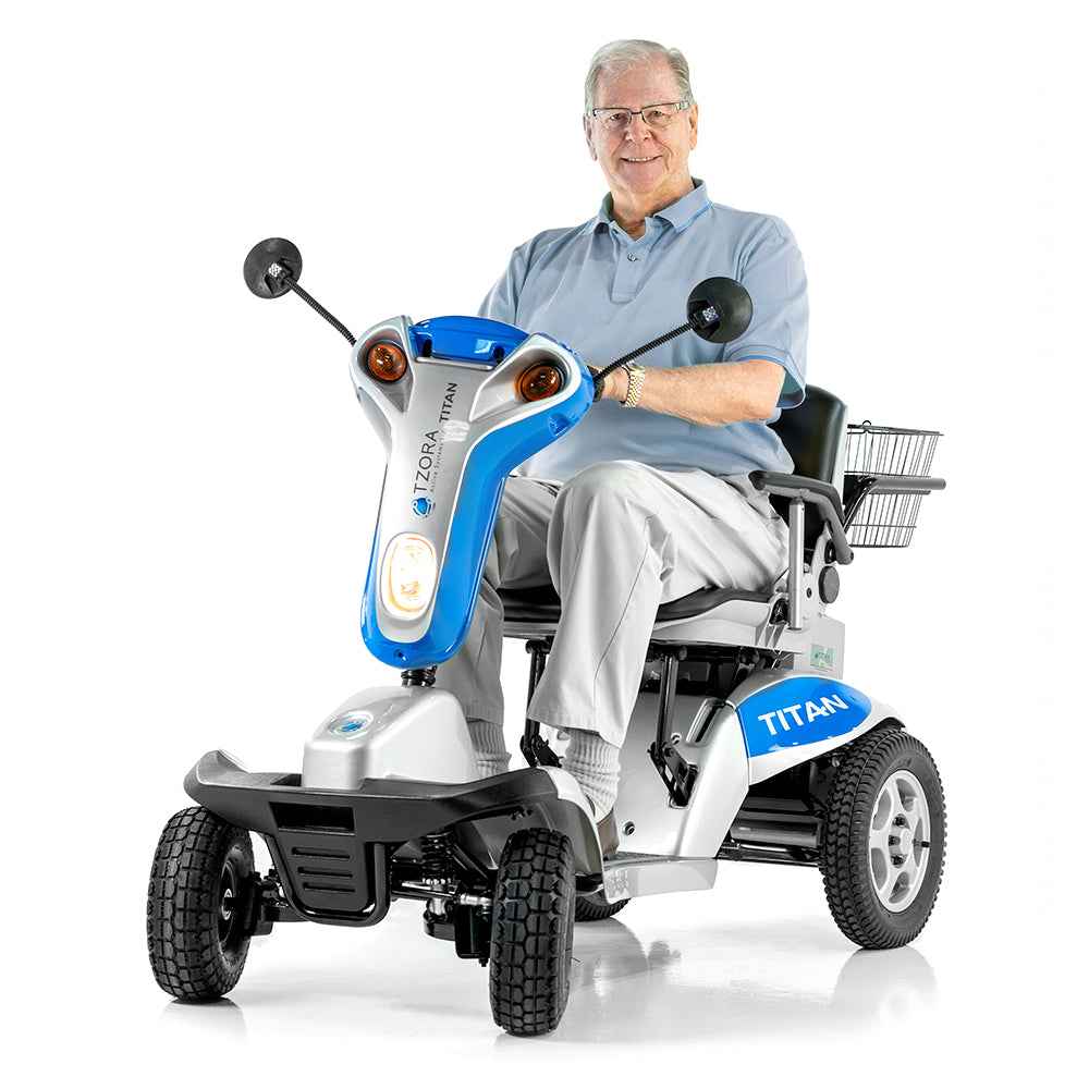 Tzora Titan 4 XL Folding 4-Wheel Mobility Scooter