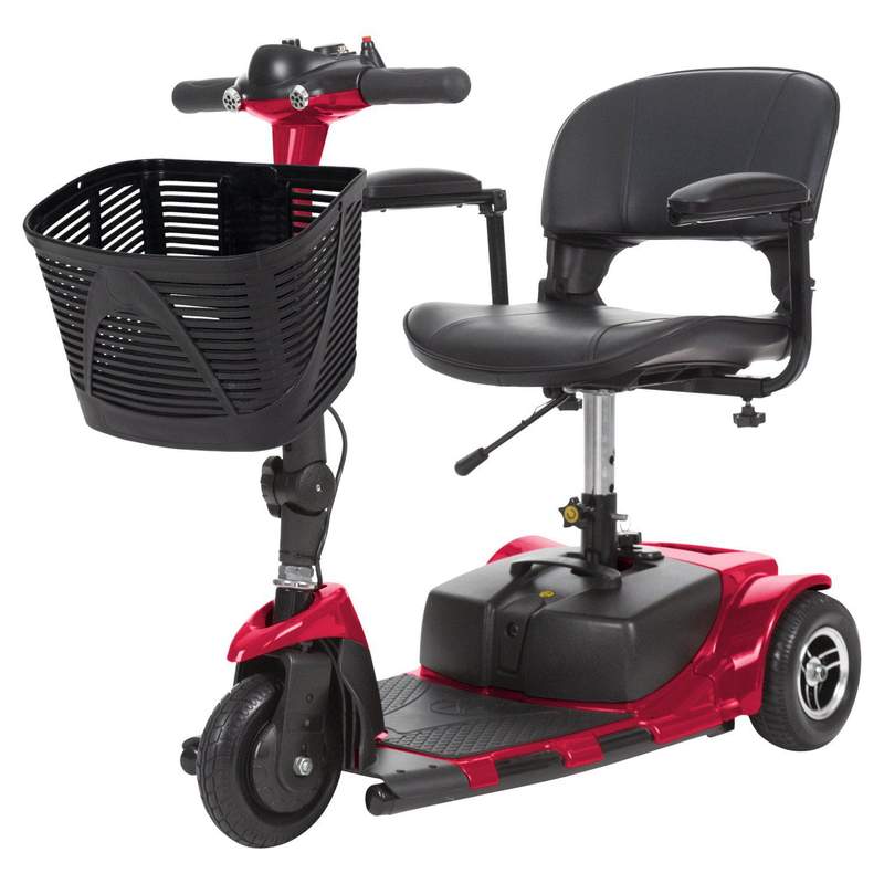 Vive Health 3-Wheel Lightweight Travel Mobility Scooter