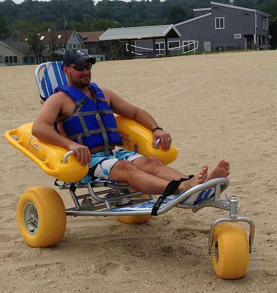 WaterWheels by Access Rec Floating Beach Wheelchair