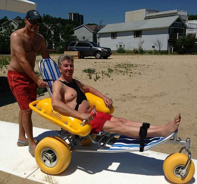 WaterWheels by Access Rec Floating Beach Wheelchair