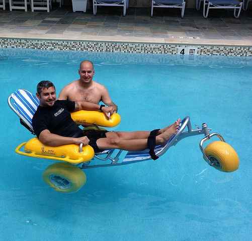 WaterWheels by Access Rec Floating Beach Wheelchair