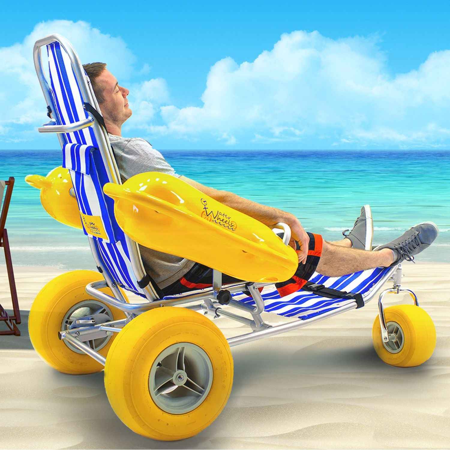 WaterWheels by Access Rec Floating Beach Wheelchair