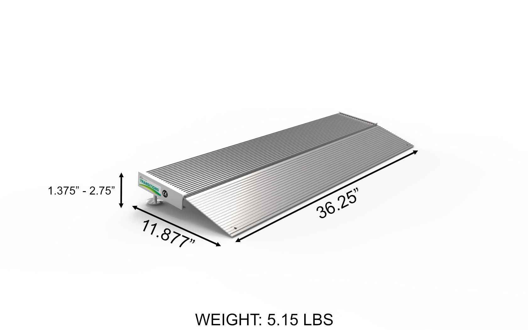 TRANSITIONS Angled Entry Ramp by EZ-ACCESS- Open Box