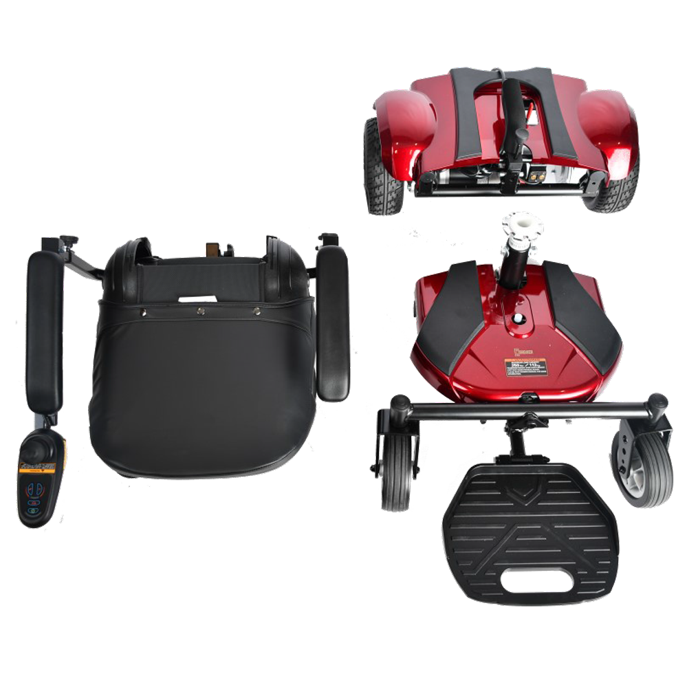 Merits P321A Regal EZ-GO Compact Power Travel Wheelchair