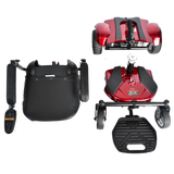 Merits P321B EZ-GO Compact Power Travel Wheelchair