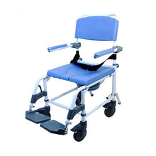 Healthline EZee Life 150 Shower Transport Chair Bath Toilet Commode 15" Seat
