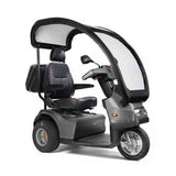 Afikim Afiscooter S3 Heavy Duty 3 Wheel Mobility Scooter Canopy Grey