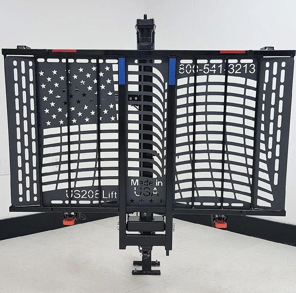 Wheelchair Carrier Patriotic Electric Lift