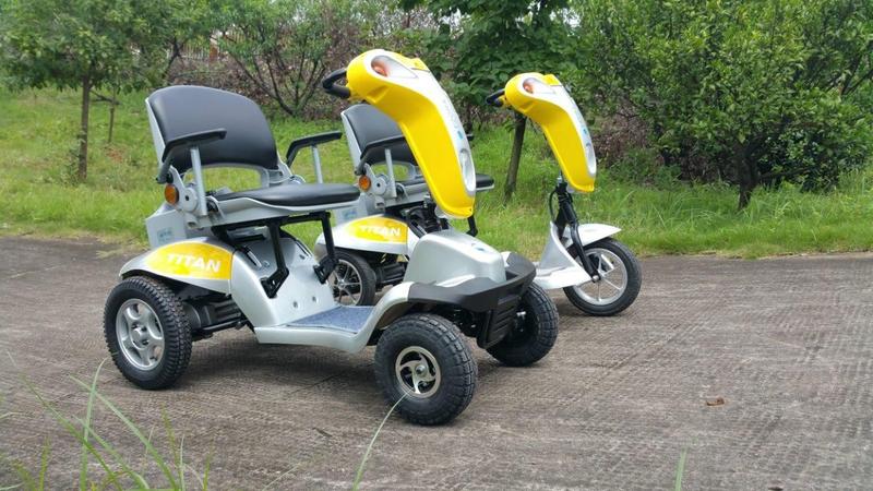 Scooter de mobilité pliable à 4 roues Tzora Titan 4 XL