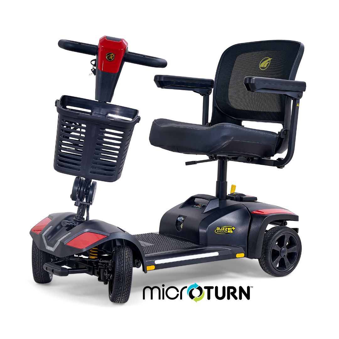 洋楽 Goldenchild & Andretti Golden Technologies GB152 Buzzaround XL+ 4 Wheel Travel Mobility
