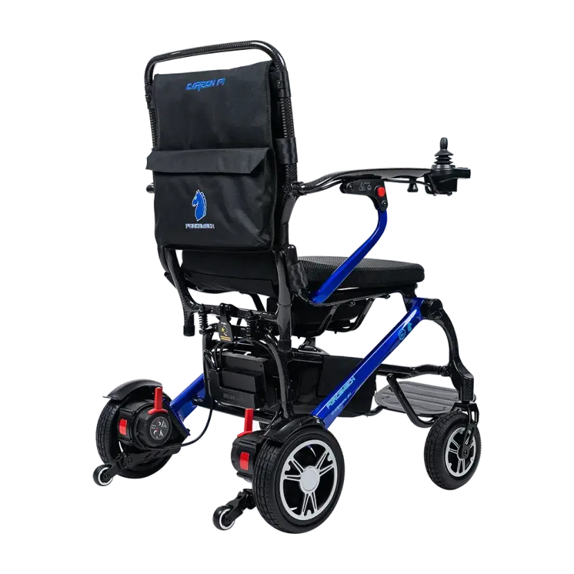 Fauteuil roulant électrique pliable et léger en fibre de carbone Pride Jazzy Carbon