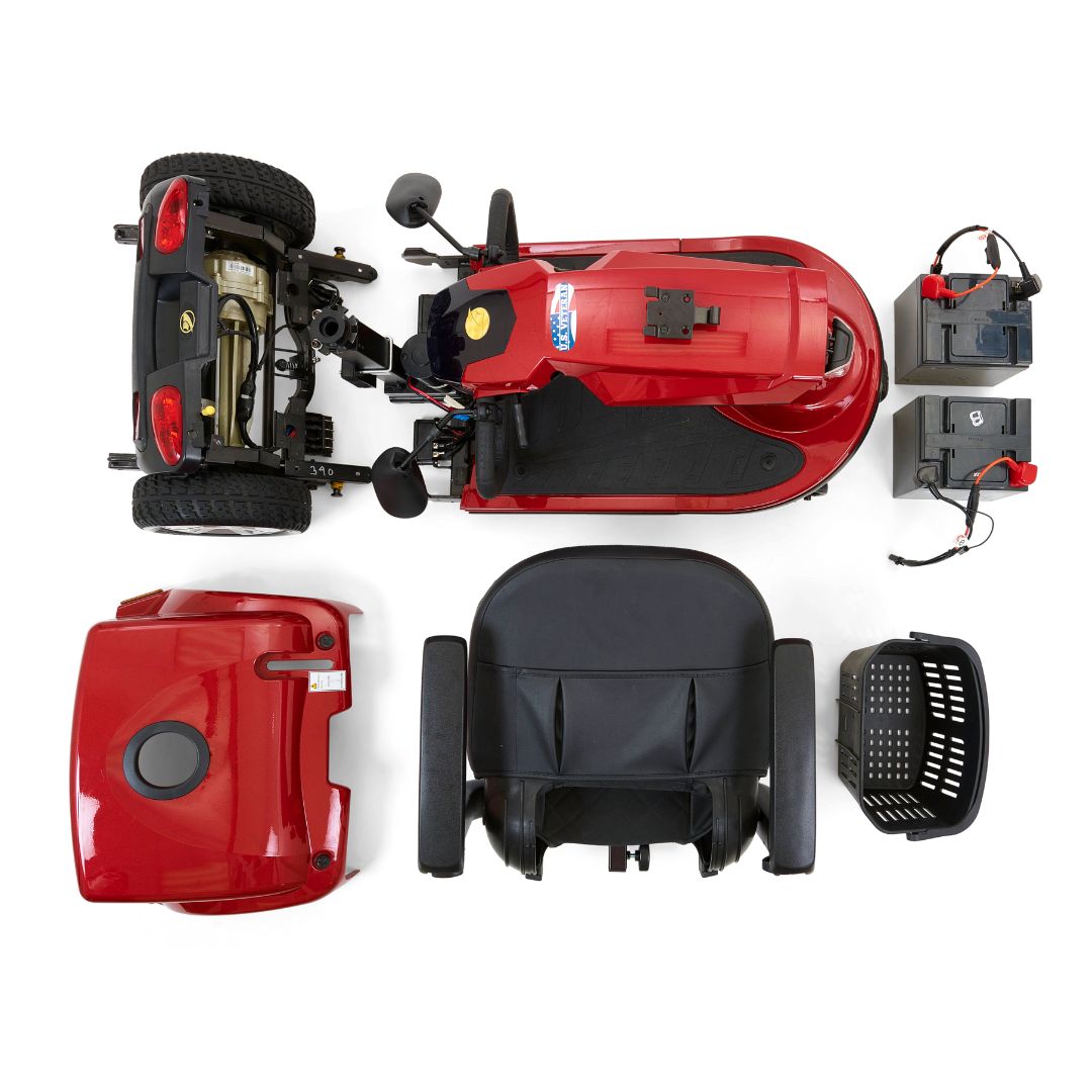 Patinete de movilidad Golden Companion GC340 de 3 ruedas, resistente y de tamaño completo