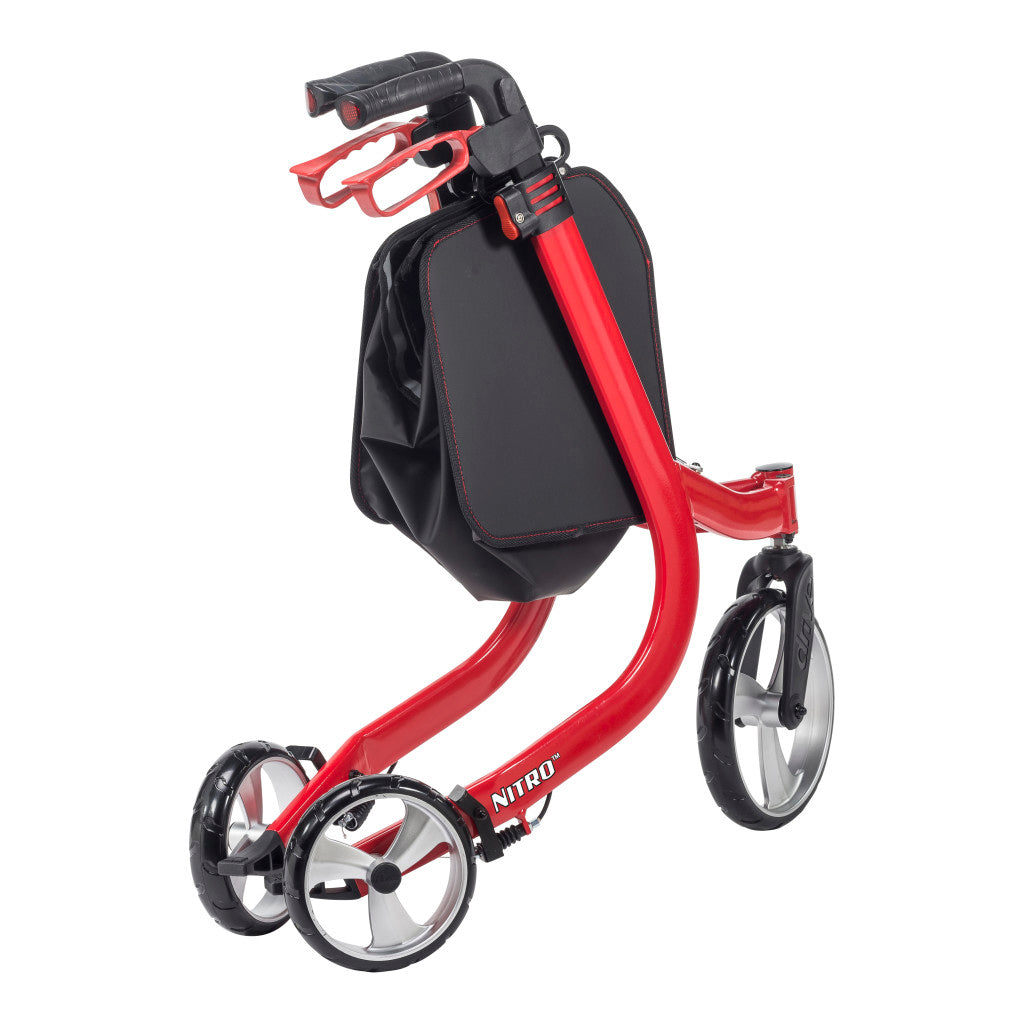 Andador de aluminio Drive Nitro RTL10266 con ruedas de 10"