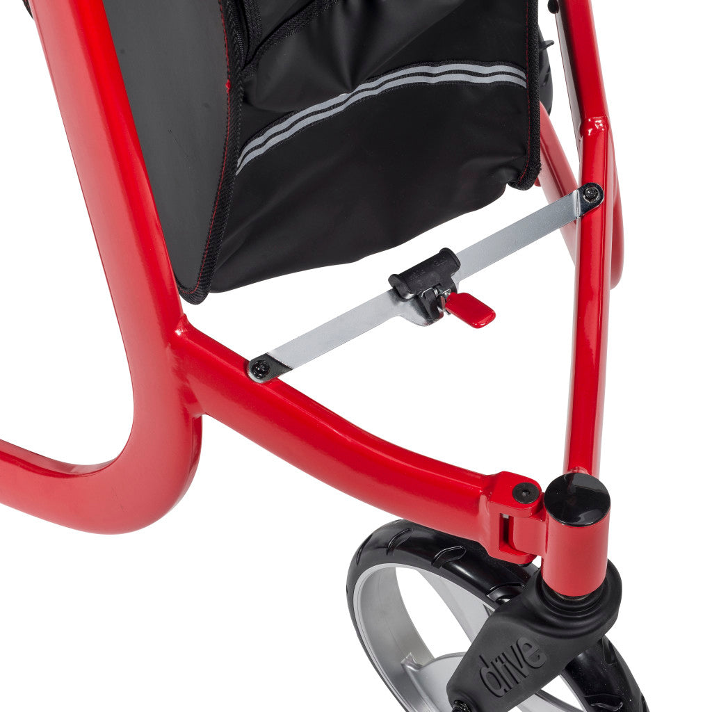 Andador de aluminio Drive Nitro RTL10266 con ruedas de 10"