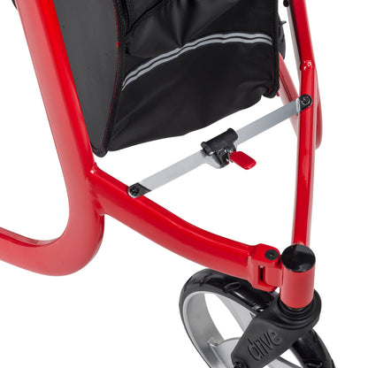Andador de aluminio Drive Nitro RTL10266 con ruedas de 10"