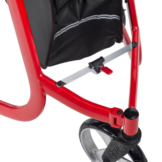 Drive Nitro RTL10266TWHL Aluminum 3 Wheel Walker/Rollator