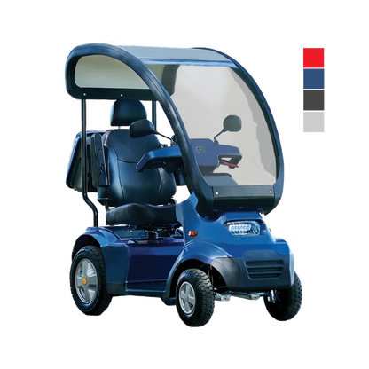 Afikim Afiscooter C4 4 Wheel Mobility Scooter (FTC457)-Blue Canopy