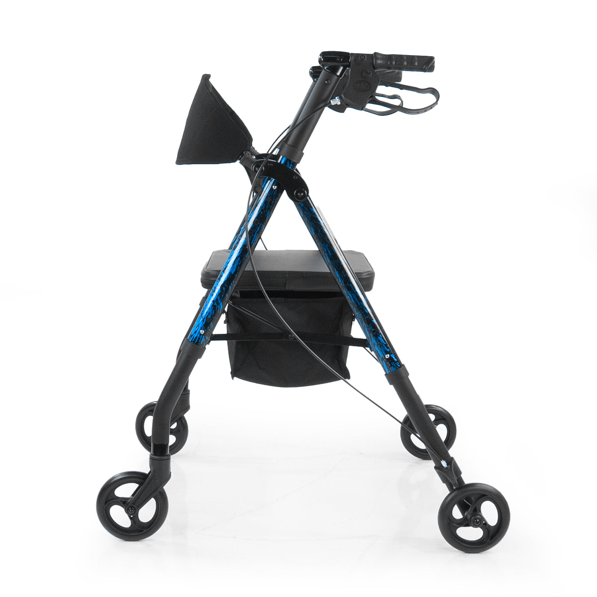 Rhythm Healthcare Royal Universal-807U- Aluminum 4 Wheel Rollator with Universal Height Adjustment