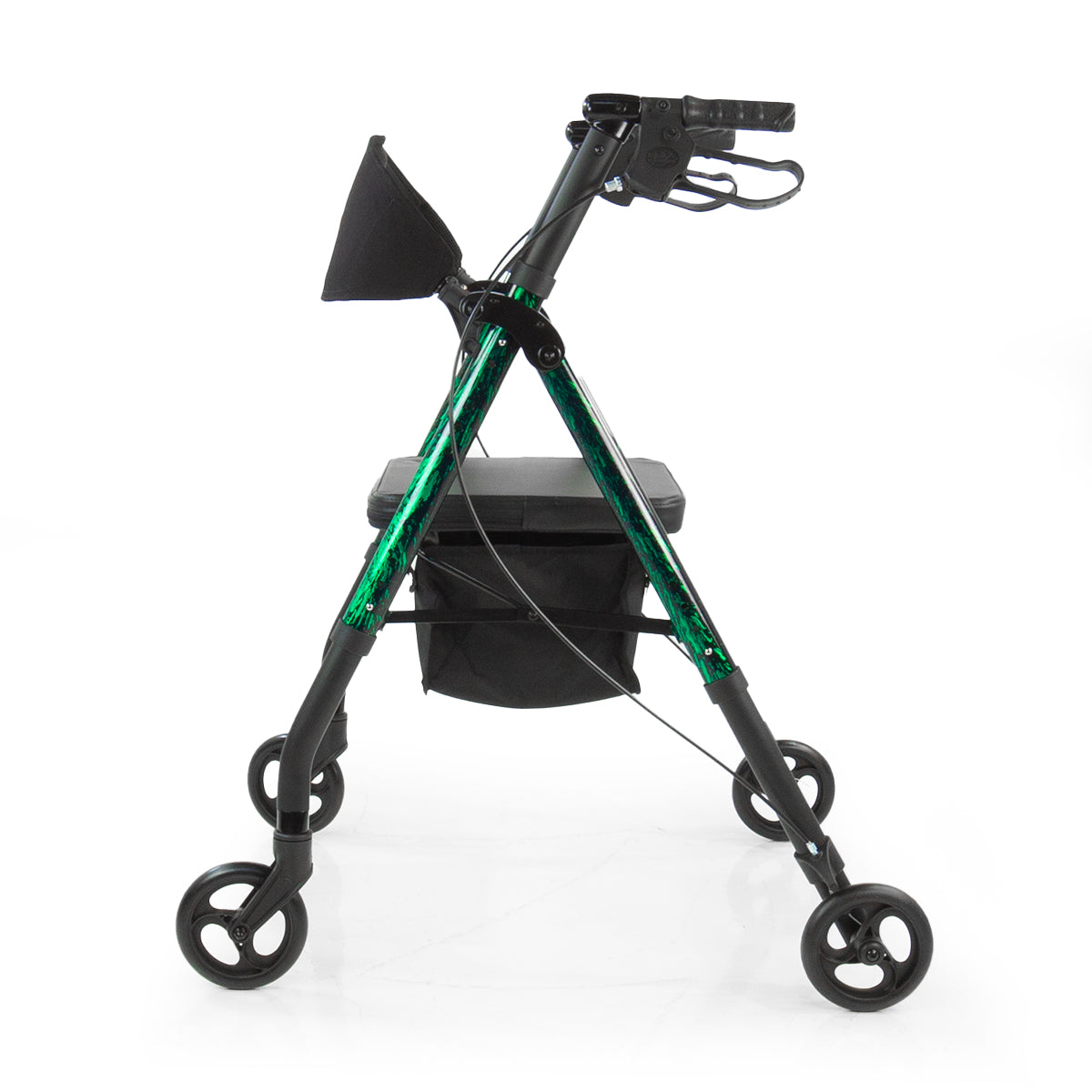 Rhythm Healthcare Royal Universal-807U- Aluminum 4 Wheel Rollator with Universal Height Adjustment