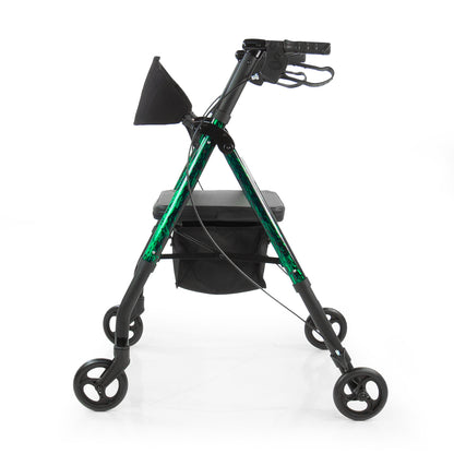 Rhythm Healthcare Royal Universal-807U- Aluminum 4 Wheel Rollator with Universal Height Adjustment