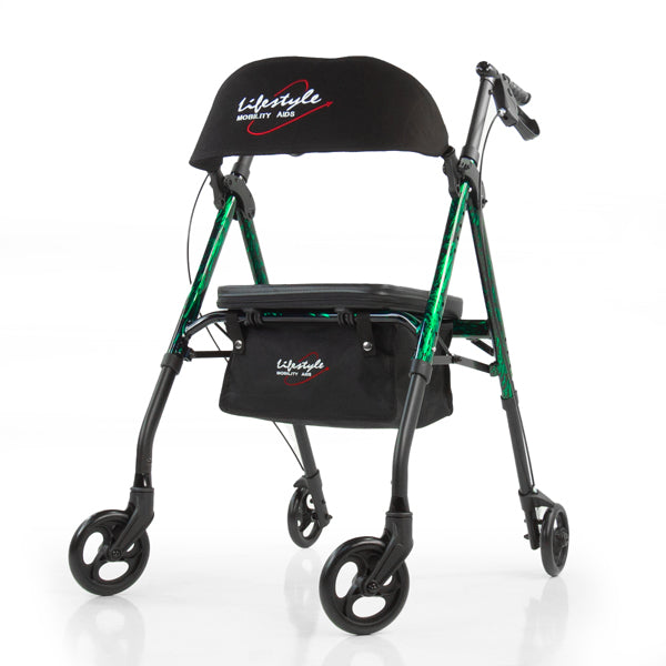 Rhythm Healthcare Royal Universal-807U- Aluminum 4 Wheel Rollator with Universal Height Adjustment