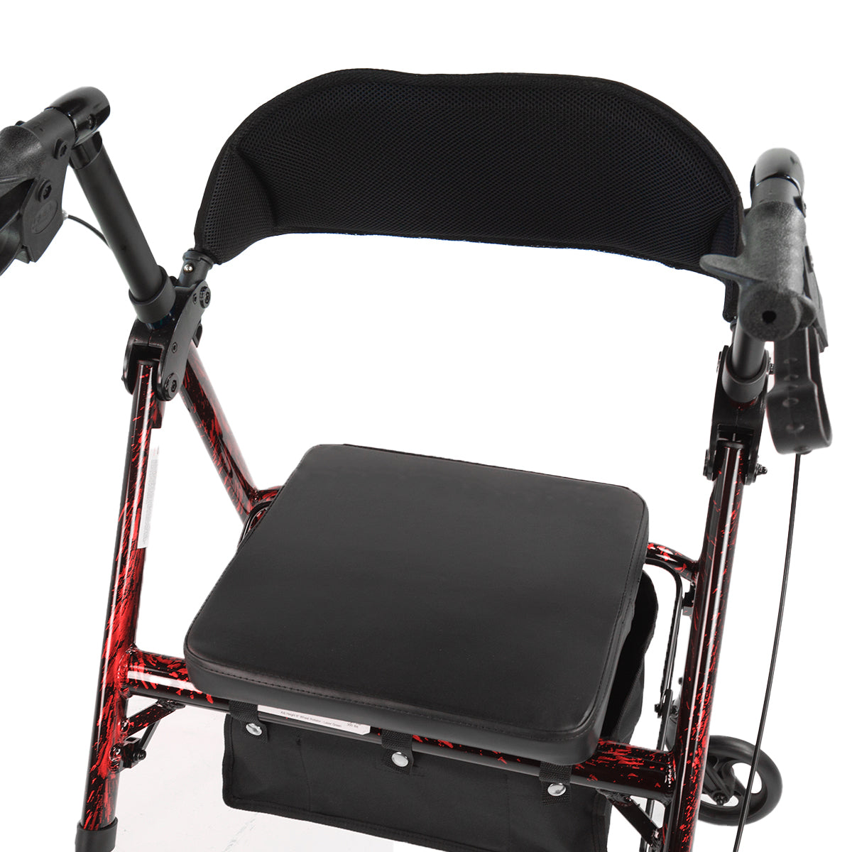 Rhythm Healthcare Royal Universal-807U- Aluminum 4 Wheel Rollator with Universal Height Adjustment