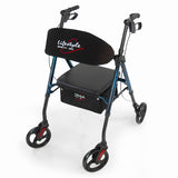 Rhythm Healthcare Royal Deluxe 812U Universal Aluminum 4 Wheel Rollator with Universal Height Adjustment