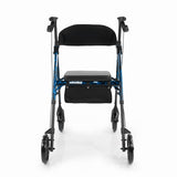Rhythm Healthcare Royal Deluxe 812U Universal Aluminum 4 Wheel Rollator with Universal Height Adjustment