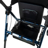 Rhythm Healthcare Royal Deluxe 812U Universal Aluminum 4 Wheel Rollator with Universal Height Adjustment