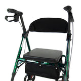 Rhythm Healthcare Royal Deluxe 812U Universal Aluminum 4 Wheel Rollator with Universal Height Adjustment