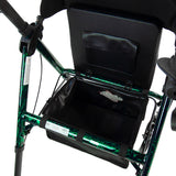 Rhythm Healthcare Royal Deluxe 812U Universal Aluminum 4 Wheel Rollator with Universal Height Adjustment